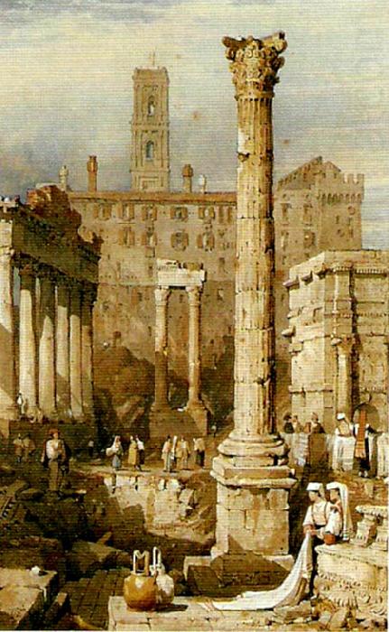 rome the forum, Samuel Prout